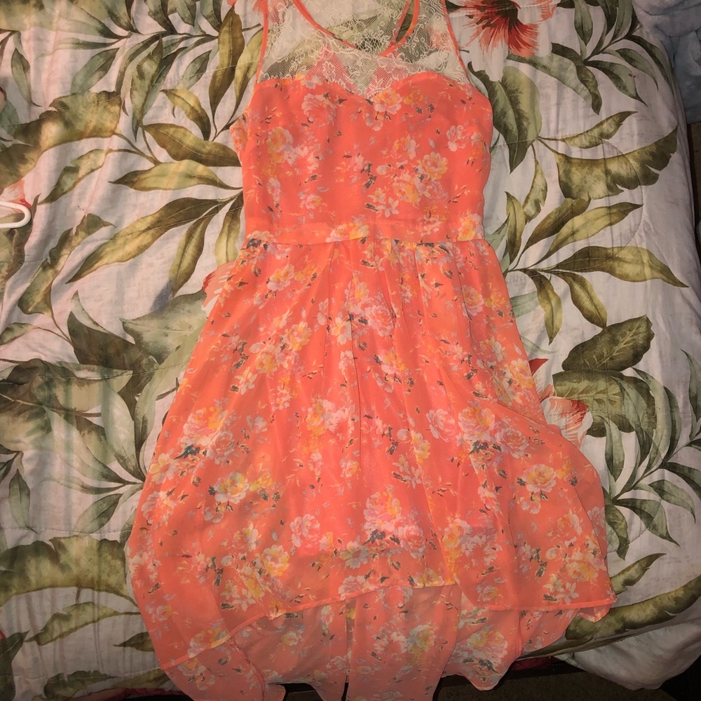 Pink Floral dress🌸